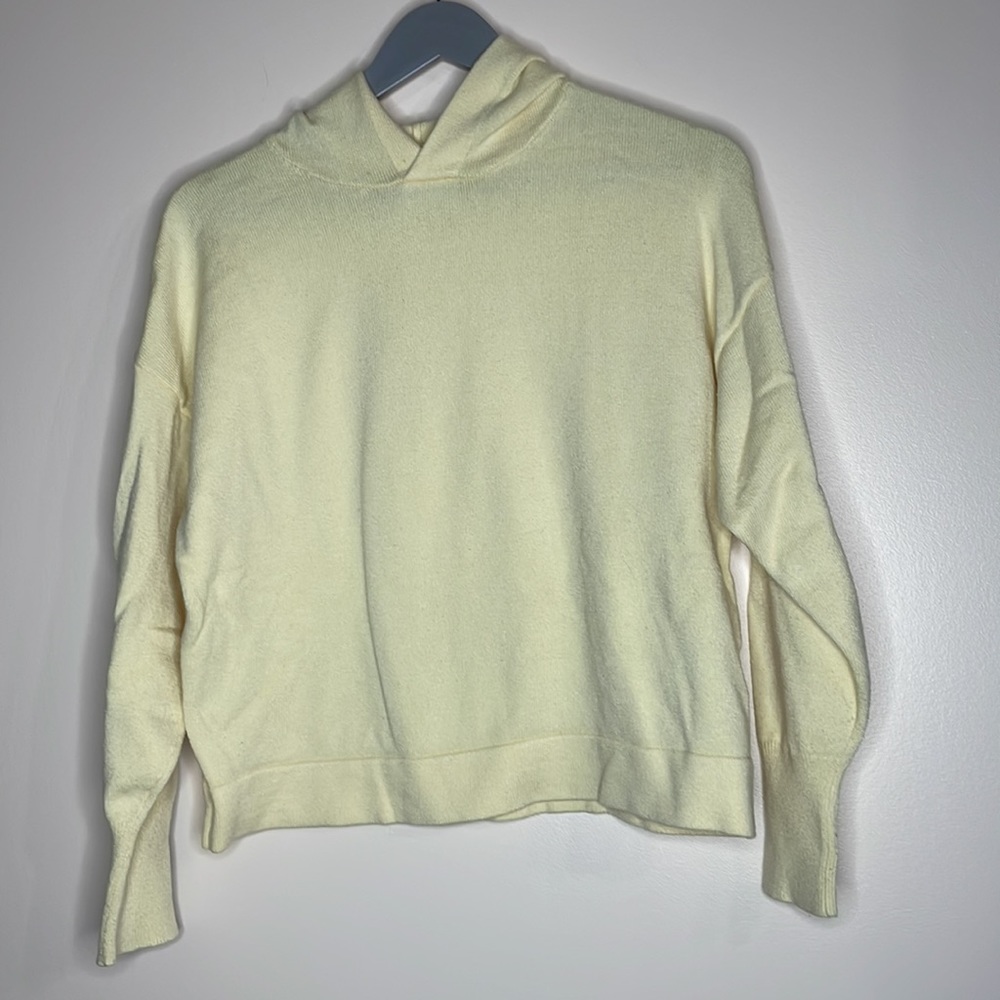 Philosophy Yellow Hooded Sweater.